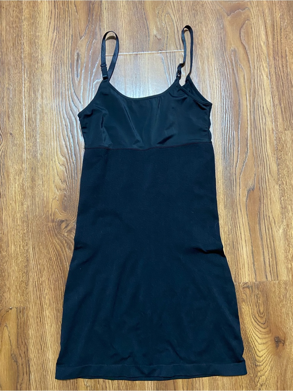 Marilyn Monroe Black Seamless Shaping Slip Dress with Adjustable Straps size XL